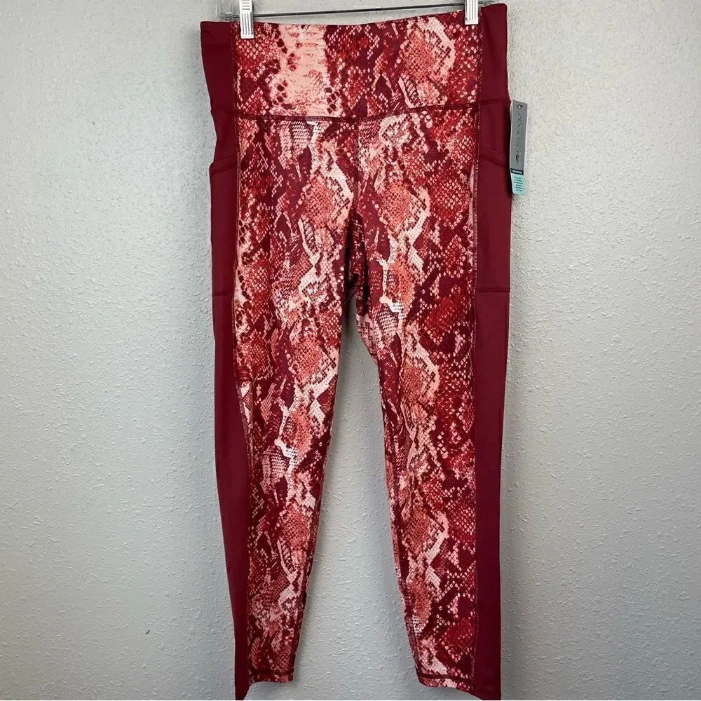 NWT Ideology 7/8 Length High Waist Athletic Leggings Size L or XL
